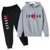 Felpa con Cappuccio per Bambini Lettere da Basket Pullover 3-12 Anni Giacca Felpa+Pantaloni Ragazzo Ragazza Neonato Abbigliamento Jogging Tempo Libero Moda Marca Set