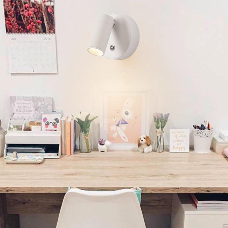 Wireless Magnetic Night Light: Portable, No-Drill Wall Lamp for Bedroom, Bedside, and Reading