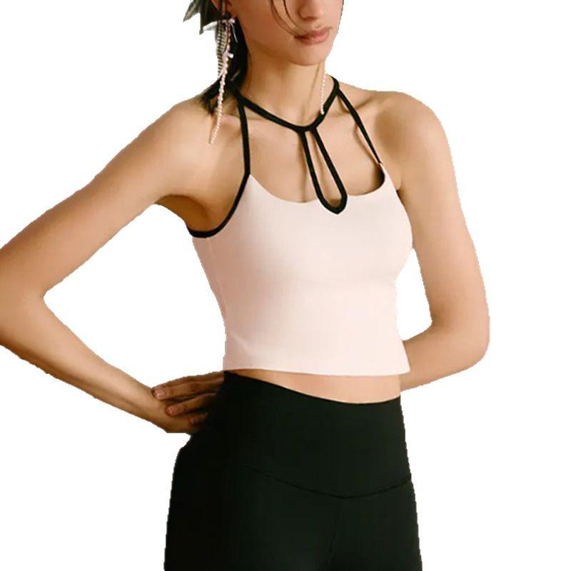 Color-Block Yoga Set: Breathable Sports Bra & Slimming Fitness Pants