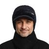 Comfortable Thick Warm Winter Thermal Hat Windproof Elasticity Elderly Beanie Earflaps Ear Protection Cap Dad Grandpa