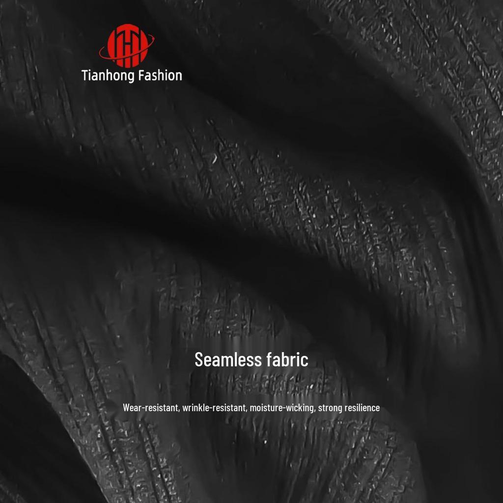 Women's Seamless Yoga Set: High-Elastic Vest and Breathable Sweat-Wicking Gym Tights.