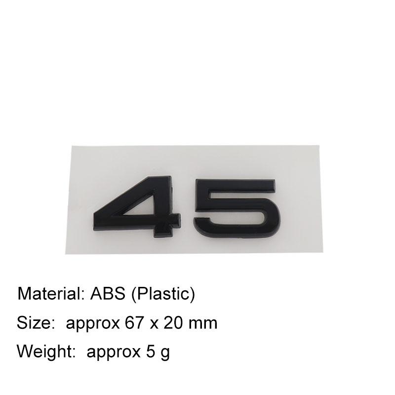 Adesivo Logo 3D 30 35 40 45 50 55 TFSI Emblema Paraurti Posteriore Auto Bagagliaio Posteriore Accessori