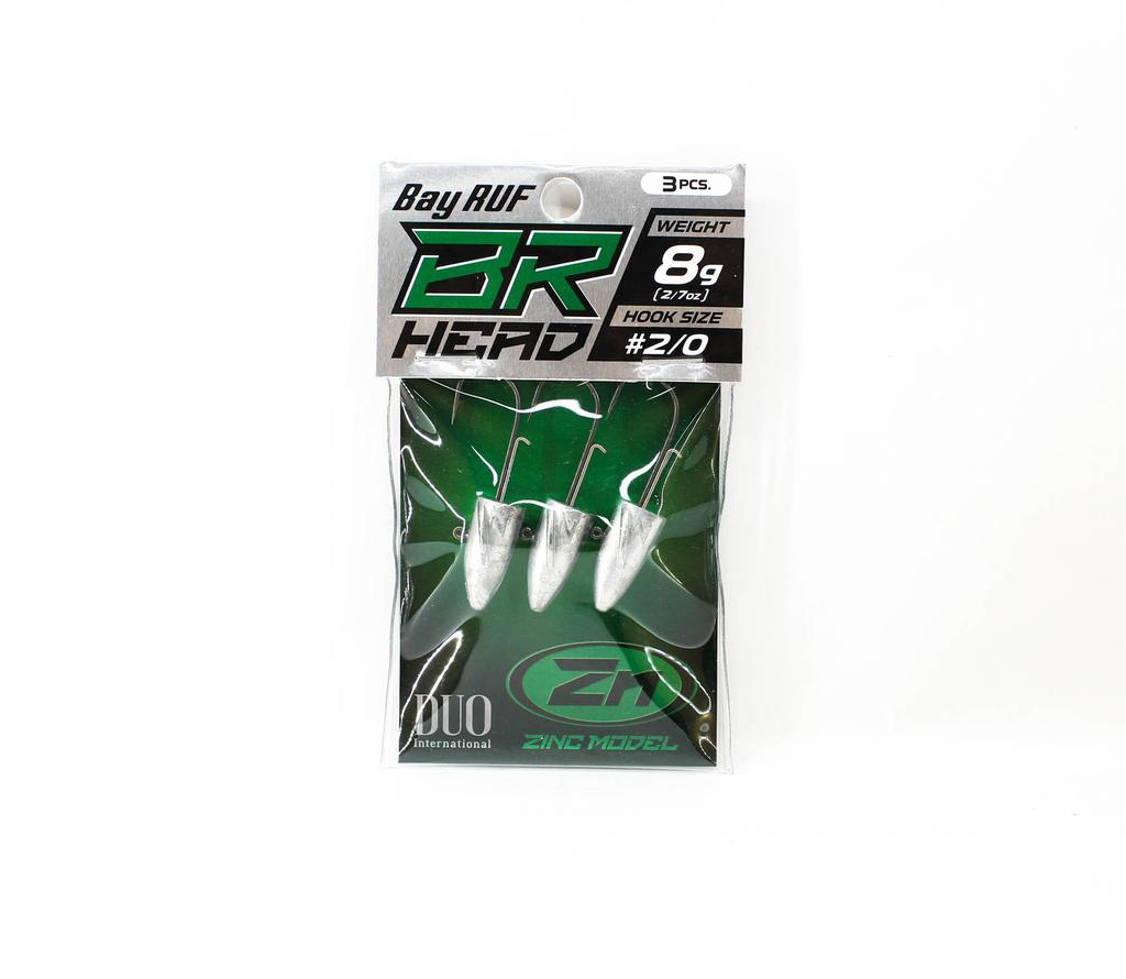 DUO Jig Head BR Head Zinc Size 2/0 8 Grams 3 Pcs (0695)