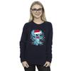 Disney Womens/Ladies Lilo And Stitch Christmas Lights Sketch Sweatshirt