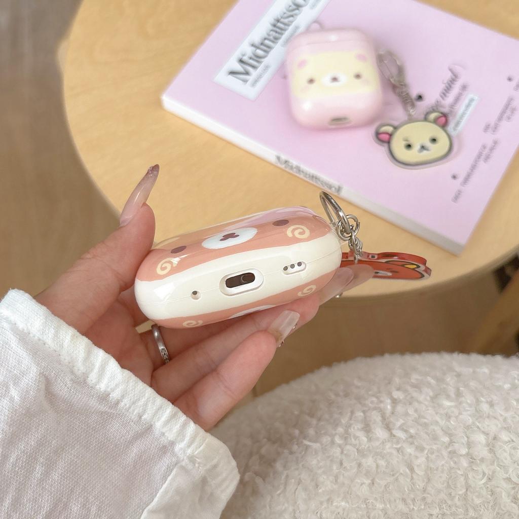 Big face easy bear applies AirPods 1 protective case apple 1/1 generation AirPods pro1 earphone case cute