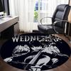 1pc Wednesday Addams Carpet, Round Non-Slip Durable Large Size Office Carpet, Suitable for Office yy250908045