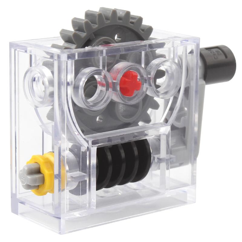 1PCS TReduction Helical Gear Turbine Case Combination High-tech Part 6588 Accessorie Birck For Building Blocks Creative Block