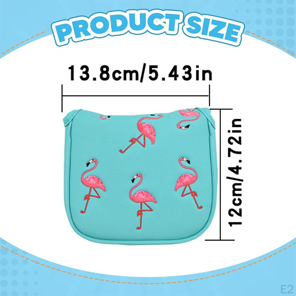 Golf Putter Cover Golfer Equipment Comfortable Lining Wrap Sleeve Club Protector for Most