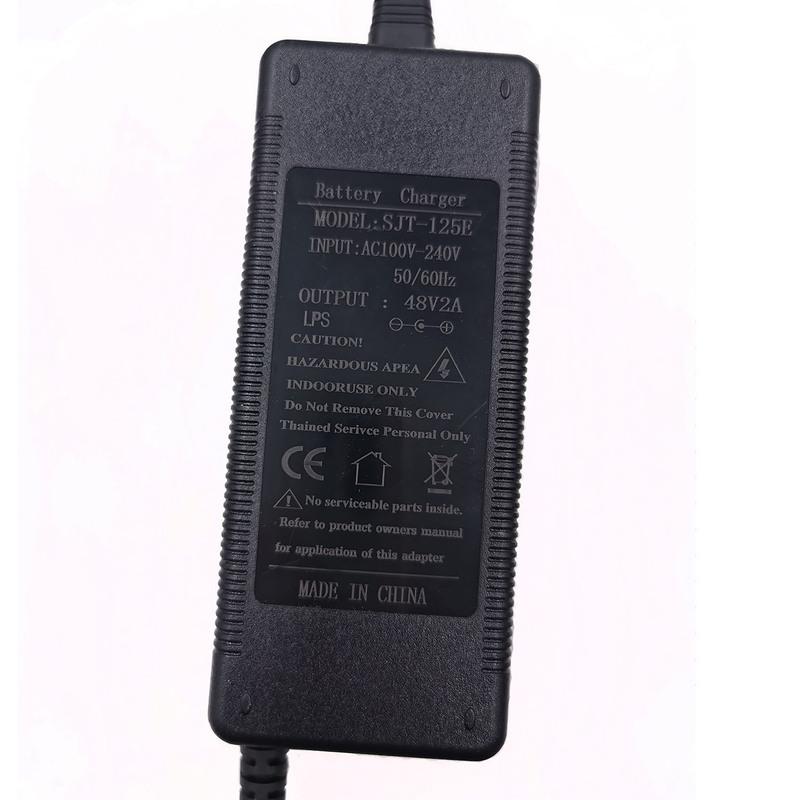 48V 2A Lead-acid Battery Charger for 55.2V Lead acid Battery pack with 3-Pin XLR Plug
