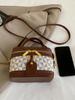 2025 Korean Style Printed Letter Women's Crossbody Bucket Bag - Spring Fashion