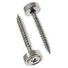 4PCS Metal Guitar Neck Mounting Screws Silver Guitar Neck Joint Ferrules  Electric Guitar