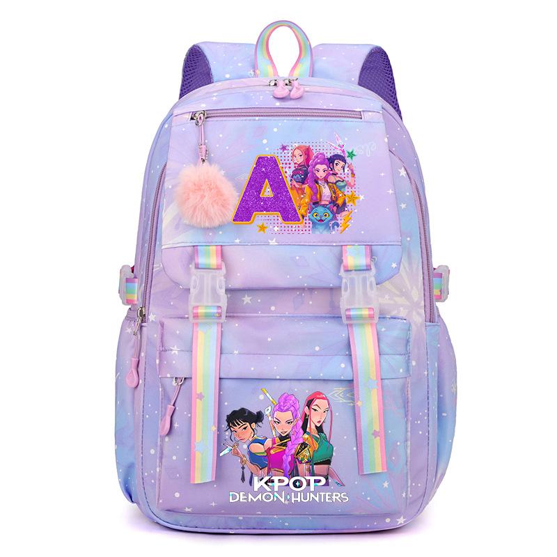 Beautiful Kpop Demon Hunters High Quality Backpack Students Anime Fashion Schoolbag Boys Girls Book Stationery Backpack School Supplies
