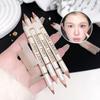 Double-Ended Lying Silkworm Pen Under Eye Liner Brighten Shadow Makeup Pencil Nude Pink Beige Lower Eyelid Highlighter Contour