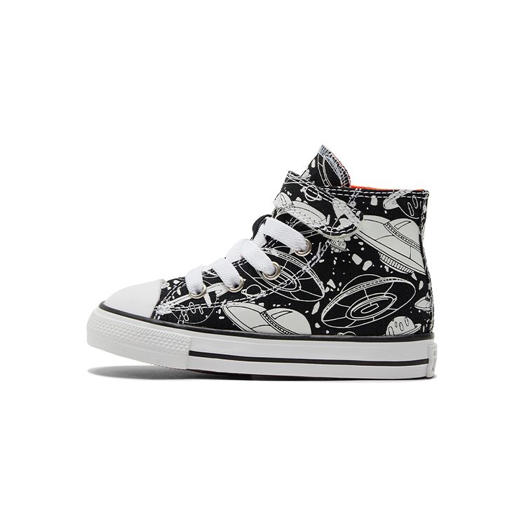 Converse Chuck Taylor All Star Canvas Trendy Versatile High Top Walker Shoes Baby Shoes Black White 773087C