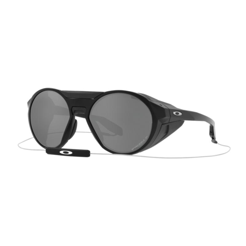 Oakley Frame with Chain Plate Irregular Sunglasses Men's Black