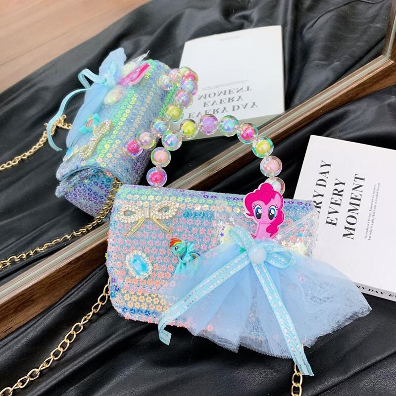 Children s Pearl Lace Handbag