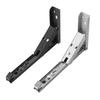 2-Pack Heavy Duty Folding Shelf Brackets for Workbench 12/20 Inch Stainless Steel Wall Mounted L-Shaped Bracket Wall Support