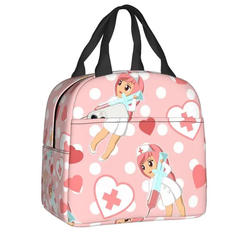 Ärzte Krankenpflege Krankenschwester Lunchtasche Männer Frauen Kühltasche Warm Isoliert Brotdose für Kinder Schulkinder