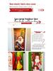 Stretch Fabric Christmas Door Tapestry - Santa Claus Gift Background for Holiday Parties
