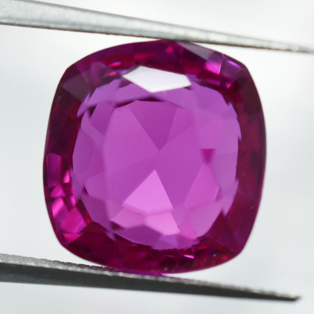 Loose PINK Ceylon Sapphire NATURAL Gemstone 11.15 Ct Square Cut AAA+ CERTIFIED 1S-438