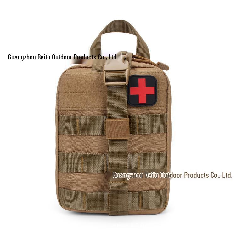 Multifunctional Outdoor Tactical First Aid Kit with Molle Attachment for Wilderness and Mountaineering