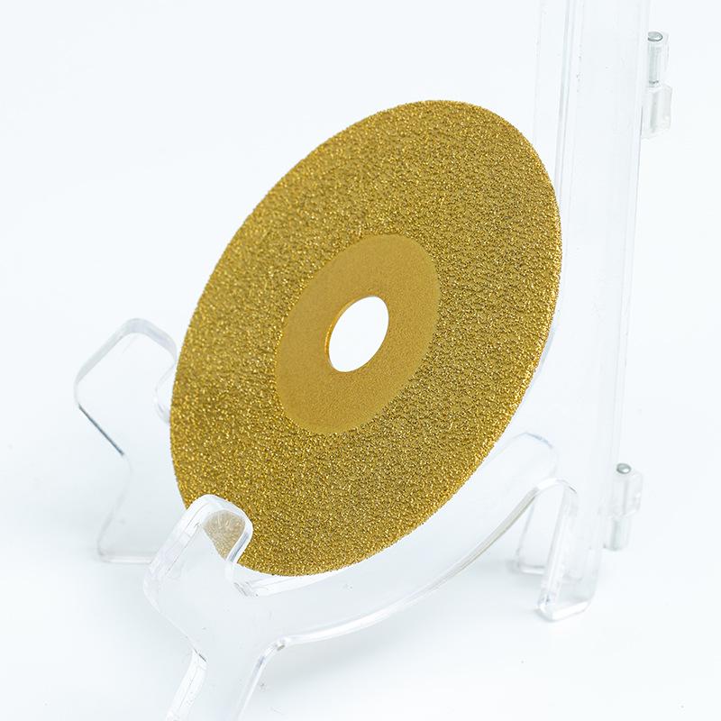 Brazed Diamond Grinding Disc for Tile, Stone, Cast Iron, and Glass - High-Efficiency Cutting Wheel