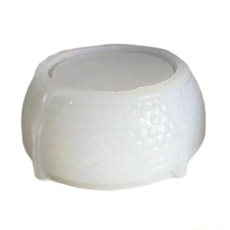 QX2E Vases Molds Weaving Basket Flower Pots Silicone Mould Castings Molds