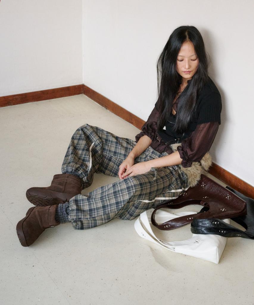 Khiho Boucle Buckle Shorts Winter Boots Brown