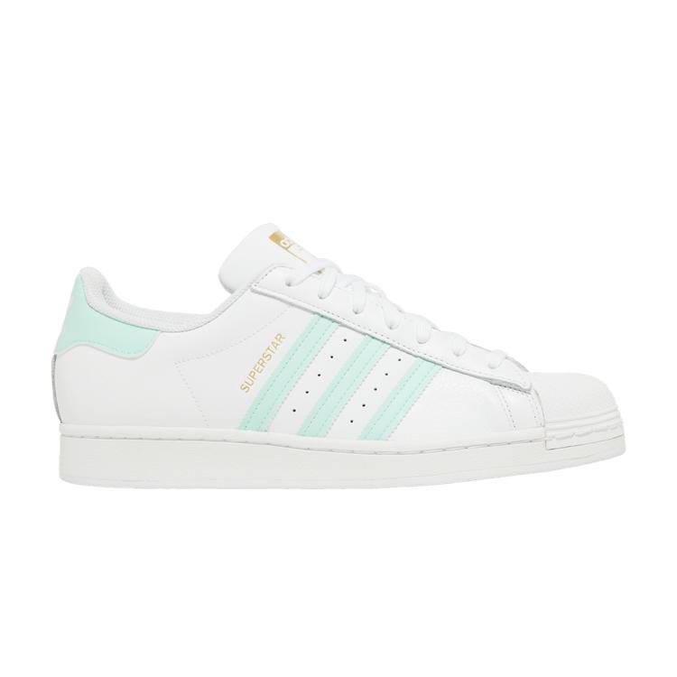 Adidas Superstar White Clear Mint 43