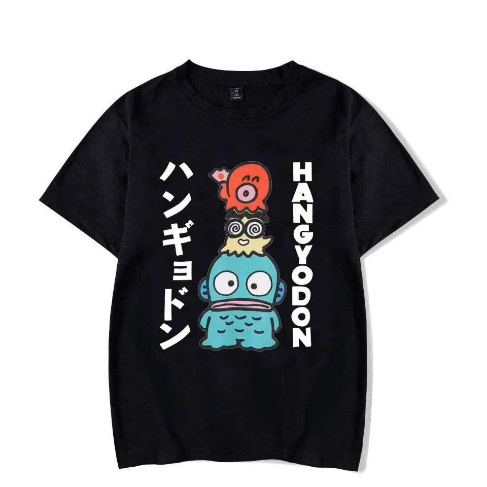

Summer Childrens Tshirt Hanton Stacking Music Cartoon Printed Parent Child Wear 2026 Summer New Cotton Boys and Girls Top S