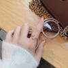 A variety of micro-set crystal zircon ring sweet and elegant ring popular jewelry