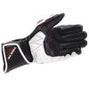 RS Taichi Racing Road Race Size S GP-X Gloves, Leather, White/Black, [NXT053]
