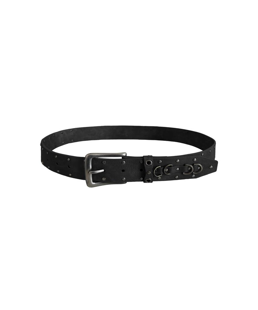 Pasion Sienna Stud Belt_ Black