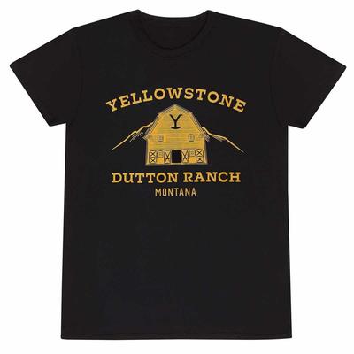 Футболка Yellowstone Dutton Ranch Офіційна Нова Чорна