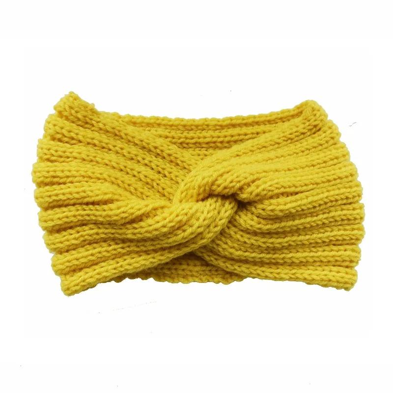 1 PC Vintage Knitted Twisted Hairband, Warm and Stylish for Autumn and Winter, Perfect for Daily Street Wear
