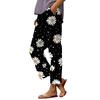 Women's Casual Fashion Printed Straight Leg Pants Pants With Pockets