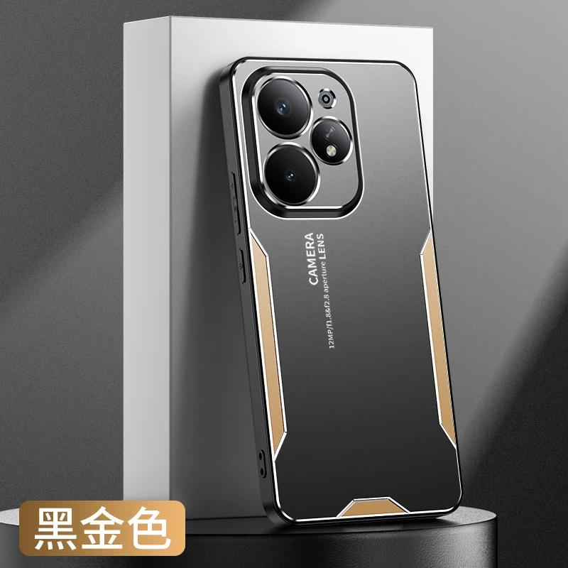Case for Realme Neo 7 Turbo Metal Matte Camera Protection Hard PC Back Case for Realme Neo7 Turbo Bumper Anti-fall Cover