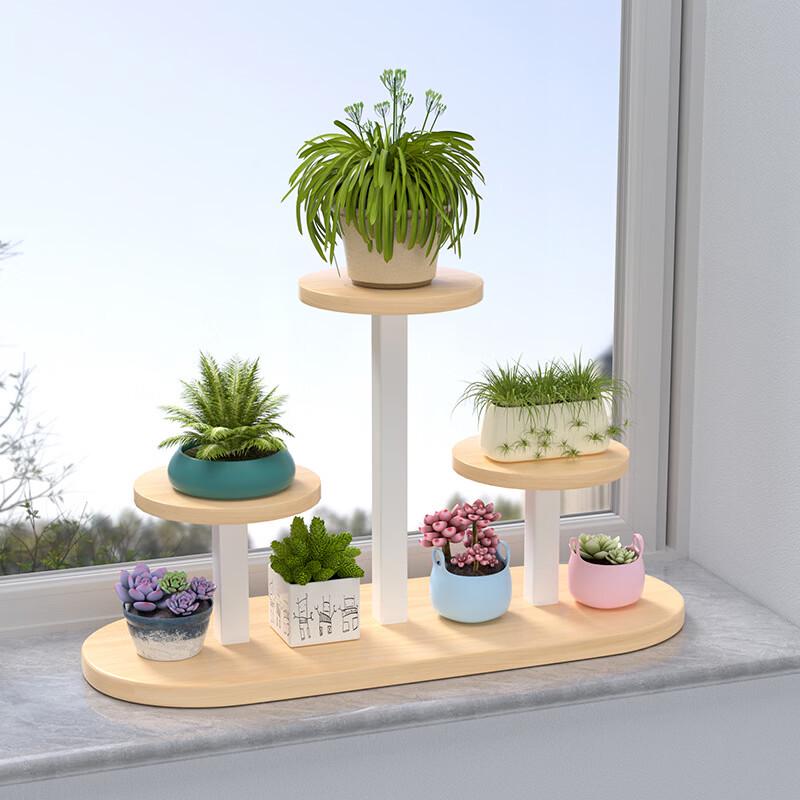 European Style Wrought Iron Multi-tier Plant Shelf