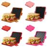 Microfiber Silicon Toast Pan For Breakfast Sandwich And Hot Dog Cooking