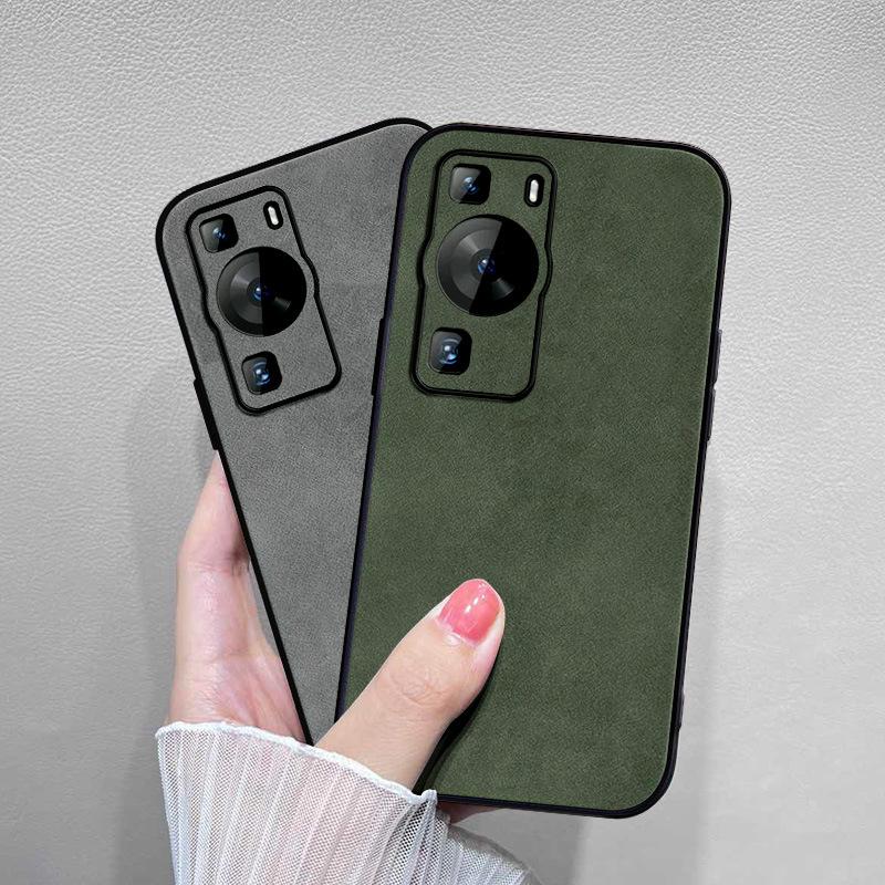 Huawei P11pro Mobile Phone Case P11 Solid Color All-inclusive Men's and Women's P11 Niche Sheepskin P11pro Protective Case