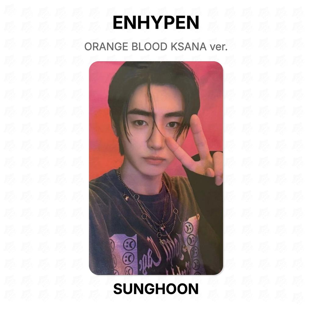 ENHYPEN ORANGE BLOOD KSANA Ver. Official Photocard