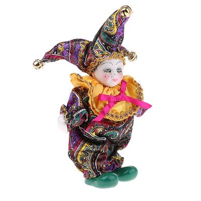 Maxyoung Italian Clown Doll Porcelain Doll Birthday Gift 8"
