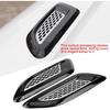 Car Exterior Outlet Wing Trim Grille Side Scoop Hood Cover Exterior Hood Air Vent Outlet Wing Trim Cover Intake Scoop Turbo Bonnet Vent Decor for