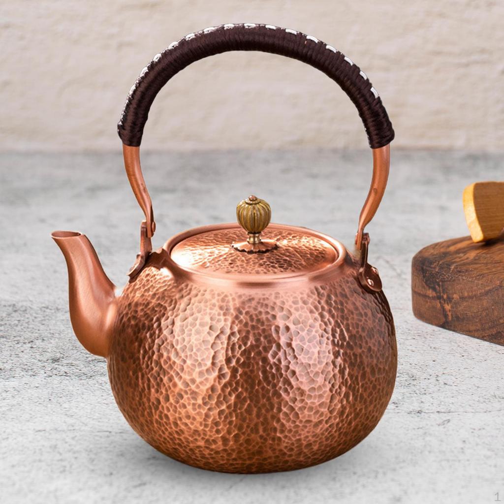 Měděná konvička Kávová konvice Vodní bojler Džbán Čajovar Odolné Kung Fu čajové oblečení pro milovníky