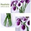 5PCS Artificial Calla Lily Flowers Faux PU Fake Flowers for Weddings Photography Props DIY Bridal Bouquets Home Room Party Decor