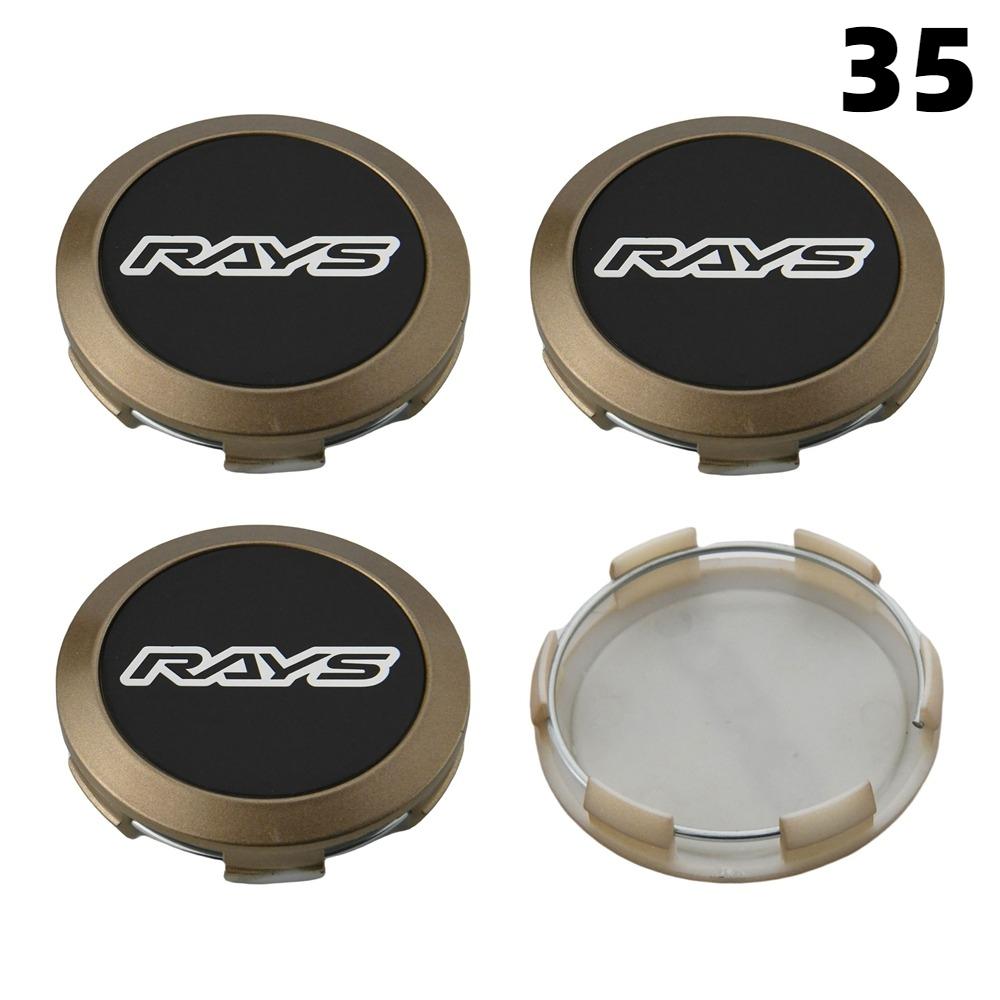 4 STKS 64 MM Buiten Diameter / 62 MM Binnen Diameter Velgdopjes RAYS VOLK VR GRAM Logo Wiel Center Dop Wieldeksel Naafdoppen Sportauto Band Accessoires