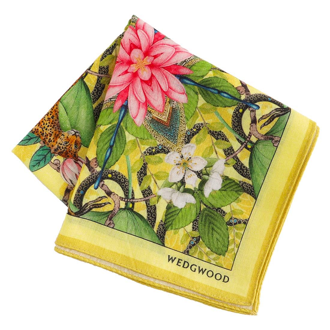 

Blooming Wedgwood Large Printed Handkerchief, Water Lily, Ecot Series (Yellow), Women s, Approx. 58cm, 000798-0001-01