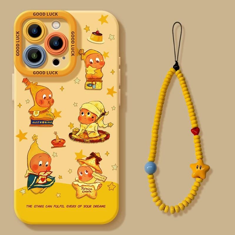 Applicable To Iphone17 Mobile Phone Case with Lanyard 16promax Star Doll 15 Silicone 14 Apple 13 Cartoon Case
