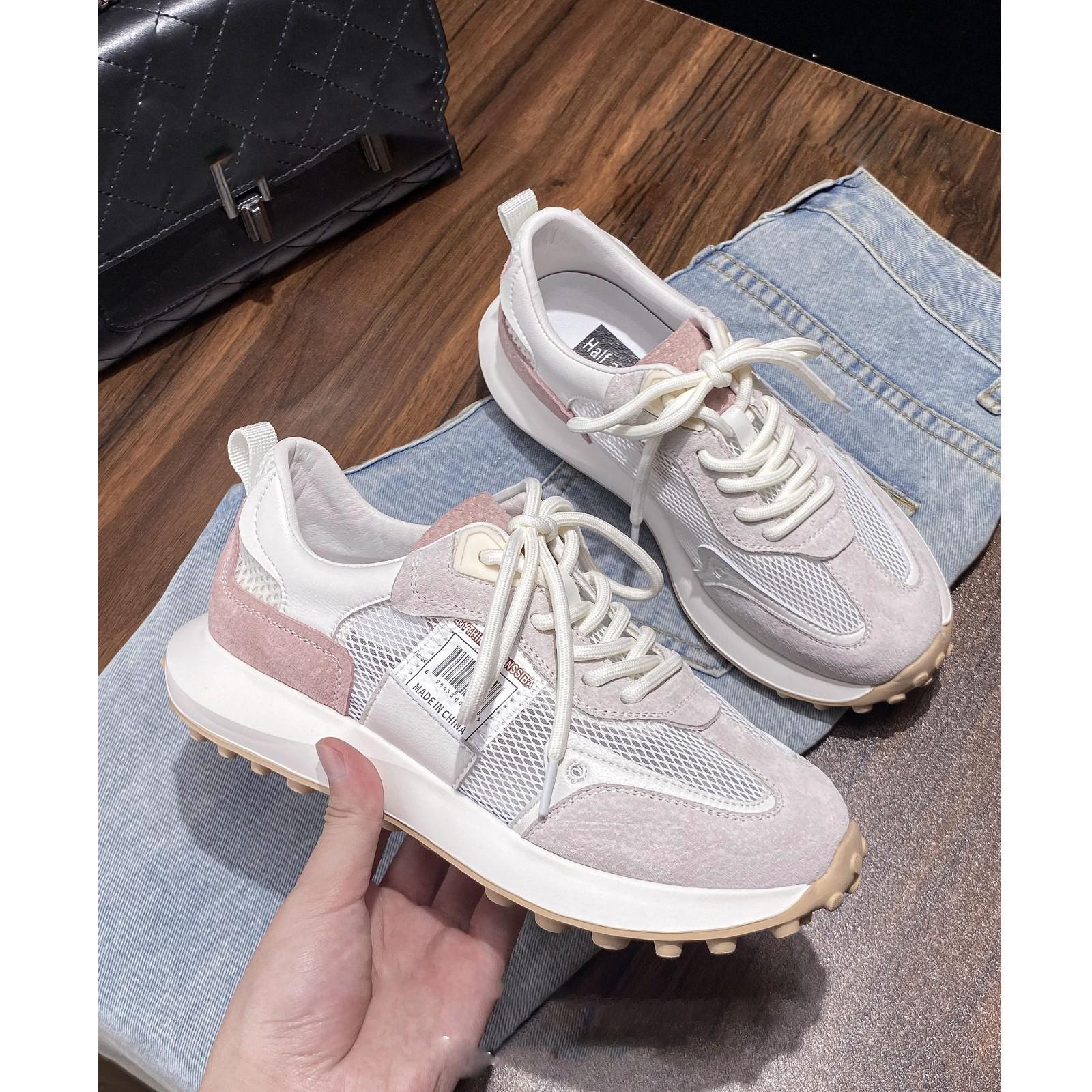 

Женская обувь, новые массивные кроссовки для женщин, белые вулканизированные туфли на шнуровке, повседневная модная обувь для пап, кроссовки на платформе, обувь 40 розовый