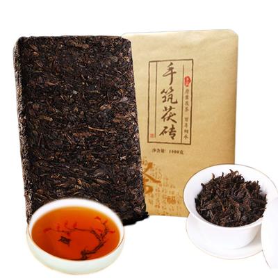 12 Lat 1000g Hunan Anhua Hei Cha Ręcznie Robiona Cegła Fu Herbata